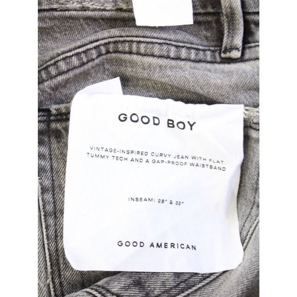 Good American Charcoal Boyfriend Jeans - Picture 6 of 11